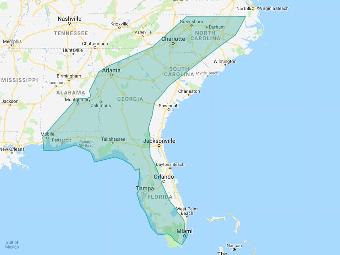 The Open Homes Program for Hurricane Dorian was activated Aug. 31 on the U.S. mainland includes the majority of Florida, Georgia, North Carolina, South Carolina and parts of Alabama. 