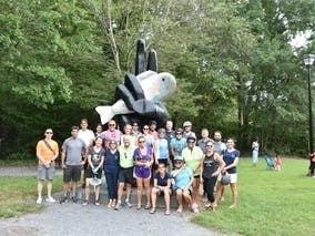 On Oct. 5 prior to the Riverside Sounds concert, there will be a free guided bike tour of the sculptures along the Roswell Riverwalk trail.