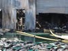 A warehouse full of plastic gator heads in Cobb County caught fire Friday morning.