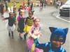 Preschoolers and prekindergarteners at Ralph Bunche Center in Canton show off their costumes for parents before going inside for a math treat parade and pumpkin activities.