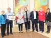 Cross of Life Lutheran Church being awarded the Faith Partner of the Year Award.