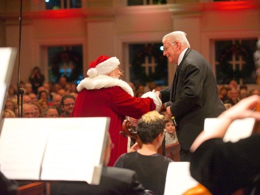 In addition to playing a role in the concert, Santa will make an appearance and will be available following the show for a casual meet-and-greet. 