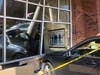 A driver accidentally crashed into the J Christopher's off Windward Parkway Sunday. 