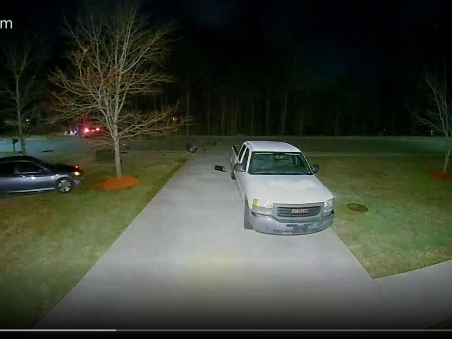 A car in this video as seen on the Neighbors app hits another vehicle on an Atlanta street.