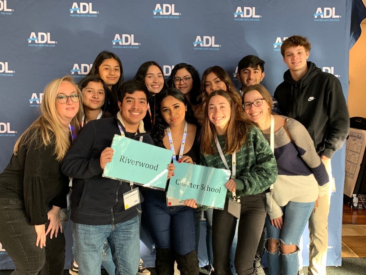 Riverwood International Charter School students spent their MLK, Jr. Day holiday at the ADL No Place for Hate Summit at Agnes Scott College, where they strived to find ways to make their school a more welcoming, inclusive environment.