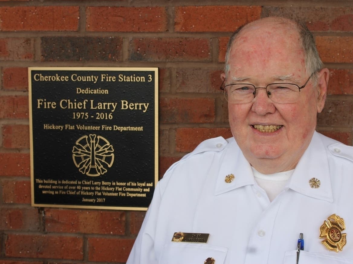 Former Cherokee County Fire Chief Larry Berry died last week.