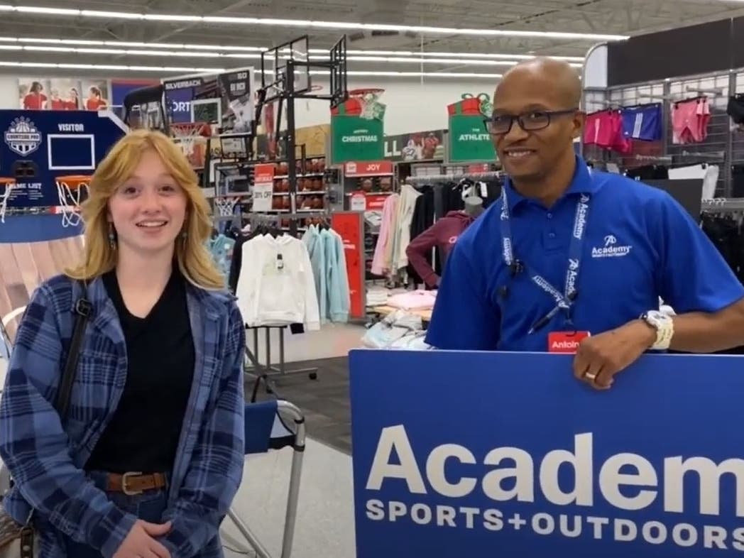 Tressie Polk recently was honored with a $1,000 award sponsored by Academy Sports + Outdoors.