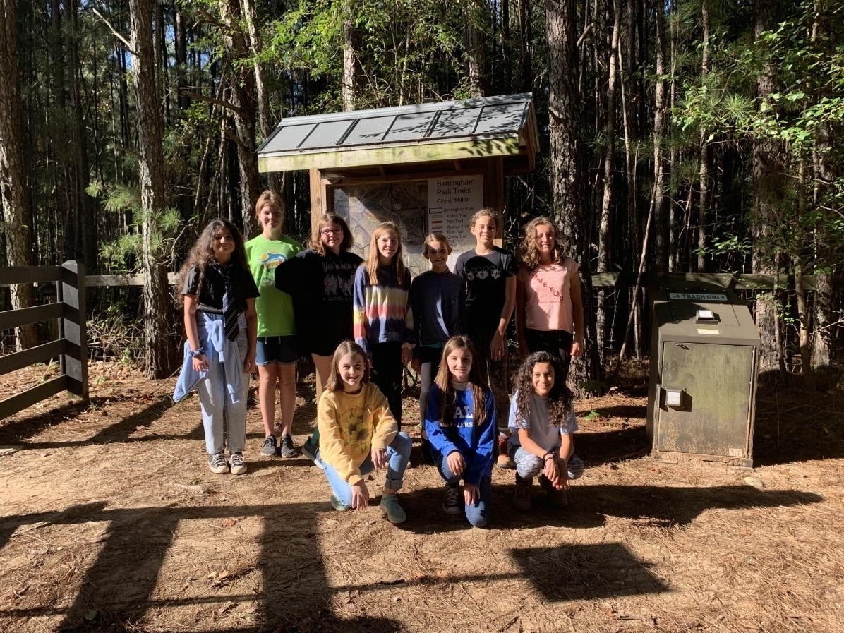 Members of Girl Scout Troop 16217 spent part of last spring and summer working with the Milton Equestrian Committee and Milton Land Conservancy to come up with the names.