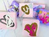 A limited series of love-themed XO, Marla Beth mini-works are currently available in the Marla Beth Designs shop to celebrate Valentine’s Day.