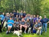 BluePath Service Dogs’ Board Chair Tricia Zarro and family at the nonprofit’s fifth annual walkathon.