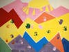 Families attending Westchester Children’s Museum’s members opening had the opportunity to become part of Marla Beth Enowitz’s latest public art display by permanently leaving their handprints in a rainbow of colors. 