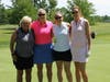 L-R: Beth Wooters, Tara Ryan, Liz Flooks and Sue Adams at Hospice of Westchester’s 20th Annual Golf Invitational, June 14, 2022 at Westchester Hills Golf Club. 