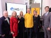 Attending Keys to Prosperity Nov. 2 in NYC were (from left): Richard Haggerty, HGAR and OneKey® MLS; Nikki Field, Sotheby’s; Sherry Tobak, Related Cos.; Dr. and Master Zhi Gang Sha; Holly Parker, Douglas Elliman; and Brian Tormey, TitleVest.