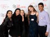 (L-R): The Palace Theatre's Development team with arts education scholarship recipients: Zahara; Maggie Brennan, Development Coordinator; Kristin Levinson, Director of Development; Kaylee, and Niko at the nonprofit’s 11th Annual Gala. 