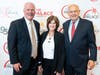 (L-R): Michael Moran, President and CEO of The Palace Theatre; Louise Widland; and Honoree Michael L. Widland, Board Chairman of The Palace Theatre; at the organization’s second annual Chairman’s Dinner. 