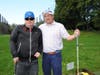 Pictured (from left to right) are: Daniel Sturr, a participant in the inaugural Adaptive Golf Clinic and Metropolitan Golf Association's featured teaching professional Mark Thornell.

