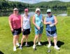 Katie Hall, Wendy Knothe, Candy Schrull, and Deb Circelli of Reynolds & Rowella, LLP (Ridgefield, CT) at the 5th Annual Hillside Golf Classic held recently at Richter Park Golf Course in Danbury, CT.