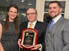 Westchester County Bar Foundation honoree Anthony J. Enea, Esq. (center), managing partner of Enea, Scanlan & Sirignano, LLP, with children Lauren C. Enea, Esq., partner, and Michael P. Enea, Esq., associate
