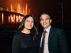 Daiyashri Singh, Cash Management Specialist, and Anthony Pili, Senior Vice President and Chief Innovation Officer, Orange Bank & Trust Company, at Hillside Food Outreach’s 2nd annual Lights of Hope bridge lighting event held at The Sailhouse in Tarrytown.