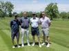 The foursome from the hole-in-one contest sponsor Pepe CADALLAC
