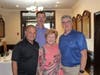 L-R: Bob Goldman, Eric Knight, and Jeff Mann from Grand Sponsor Atlantic with Holly K. Benedict (Director of Development and Public Affairs of HOW)