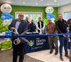 Philip Conner of Bridgeport Regional Business Council and Dr. Michael Skolnick, CEO & Co-Founder, Abra Health Group, cut the ribbon launching of The Dental Bank.