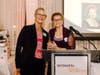 Margaret Kranz, AVP, Branch Manager, Orange Bank & Trust Company, and Alice Amthor, President & CEO of Amthor Welding Service Inc., recipient of the 2026 Inspiring Leader Award.