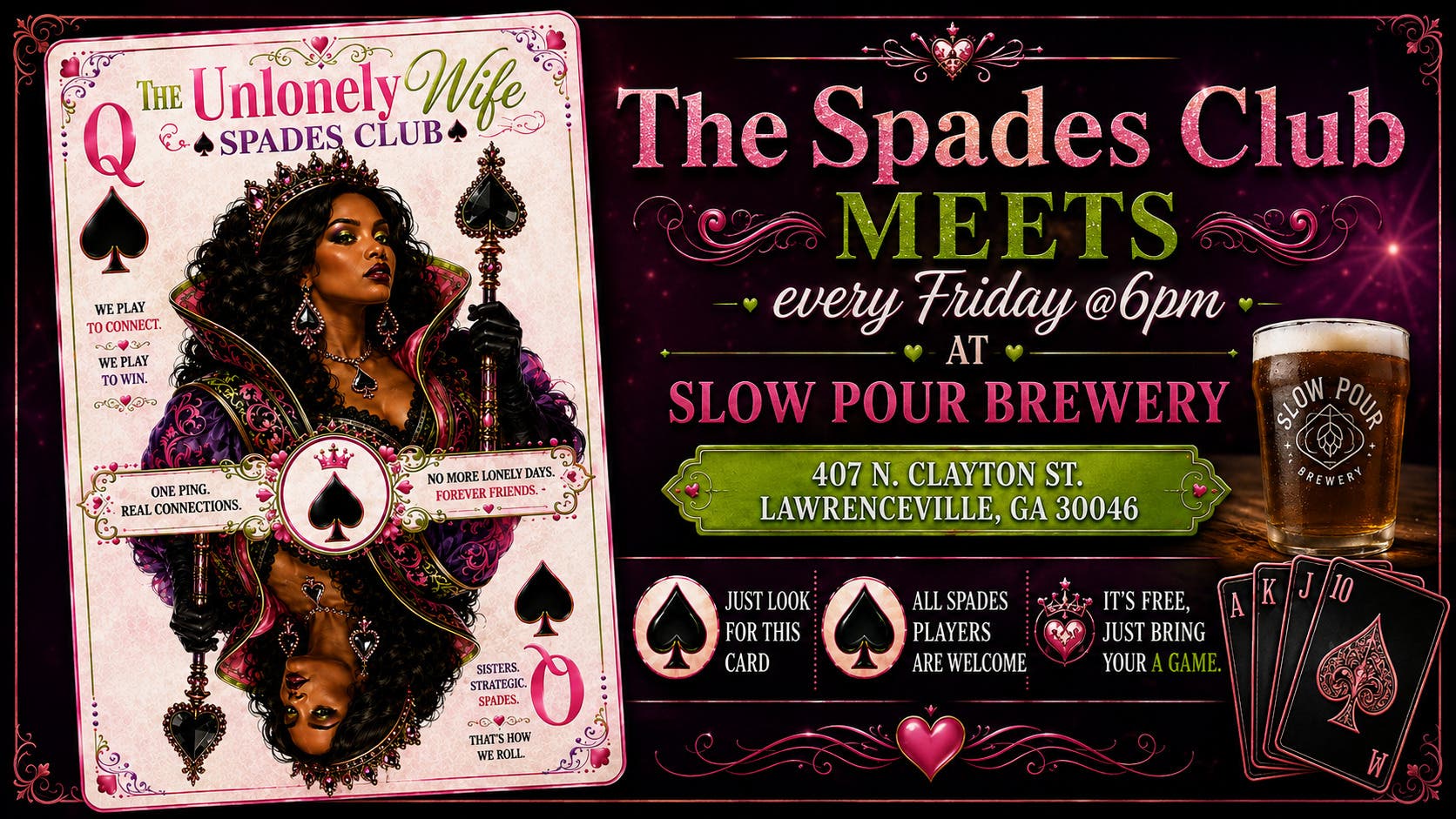 The Unlonely Wife Spades Clube