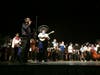 From left: Ethan Epple, director of Abbott Mariachi, and Katie Dudley, director Mariachi Estrellas and Mariachi Cielo.