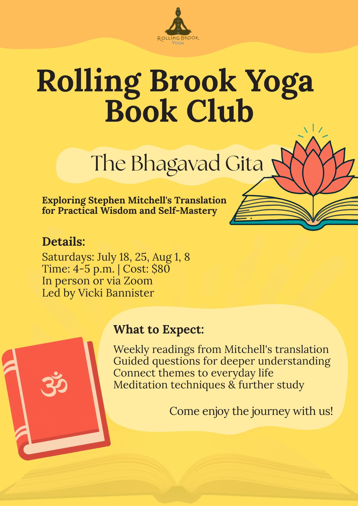 The Bhagavad Gita Book Club: A Four-Week Journey