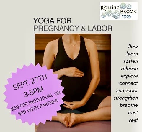 Yoga for Pregnancy & Labor hosted by Bridget Hackley & Berlin Krebs