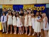 Trinity Academy Class of 2019 celebrating at the 8th Grade Reception