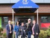 Jon Bon Jovi Visits The CTC Academy in Oakland. Left to right - Principal William Presutti, Board Member Tania Gold, CTC Graduate Jonah Gold, Jon Bon Jovi and Executive Director Anne Ogden.
