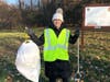 Volunteers fill bags on Veterans Weekend