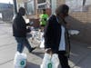 ICNA Relief mobile soup kitchen distributing hot meals to neighbors in need
