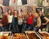 STEAMpark Board Member Beth Cameron (center) and friends at Stumpy's Hatchet House