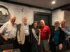 After the dinner meeting with the Exchange Club of Ridgefield, Miss CT donned her crown & sash for a photo op with some senior members