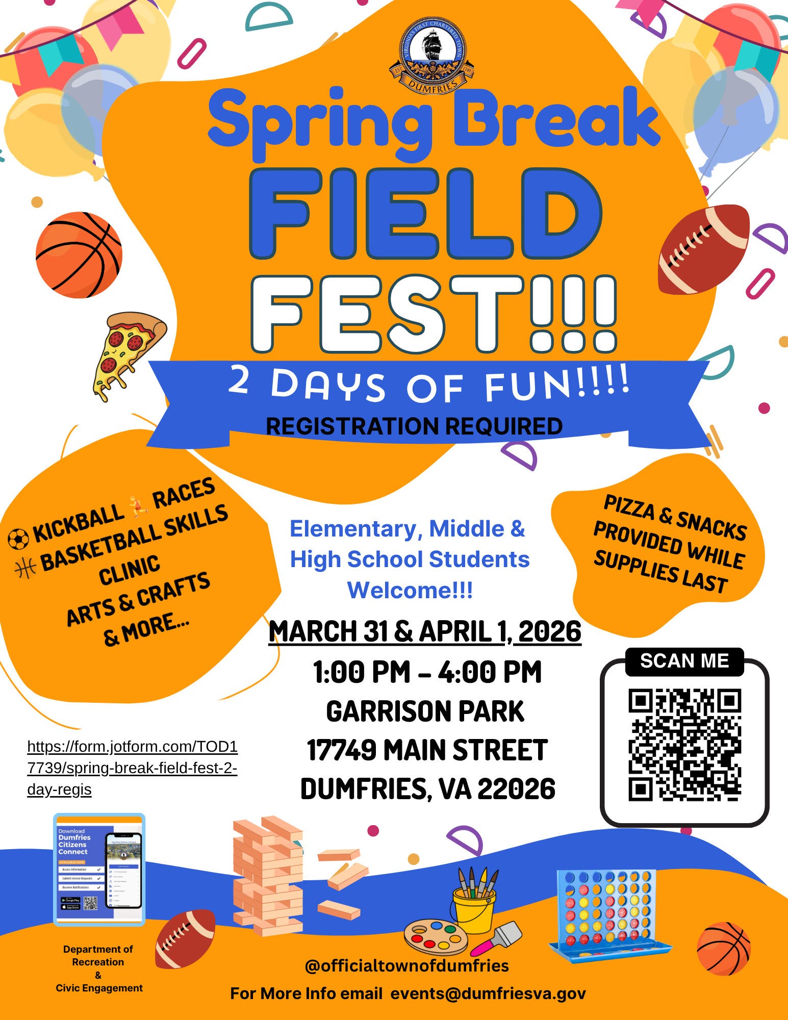 Spring Break Field Festival