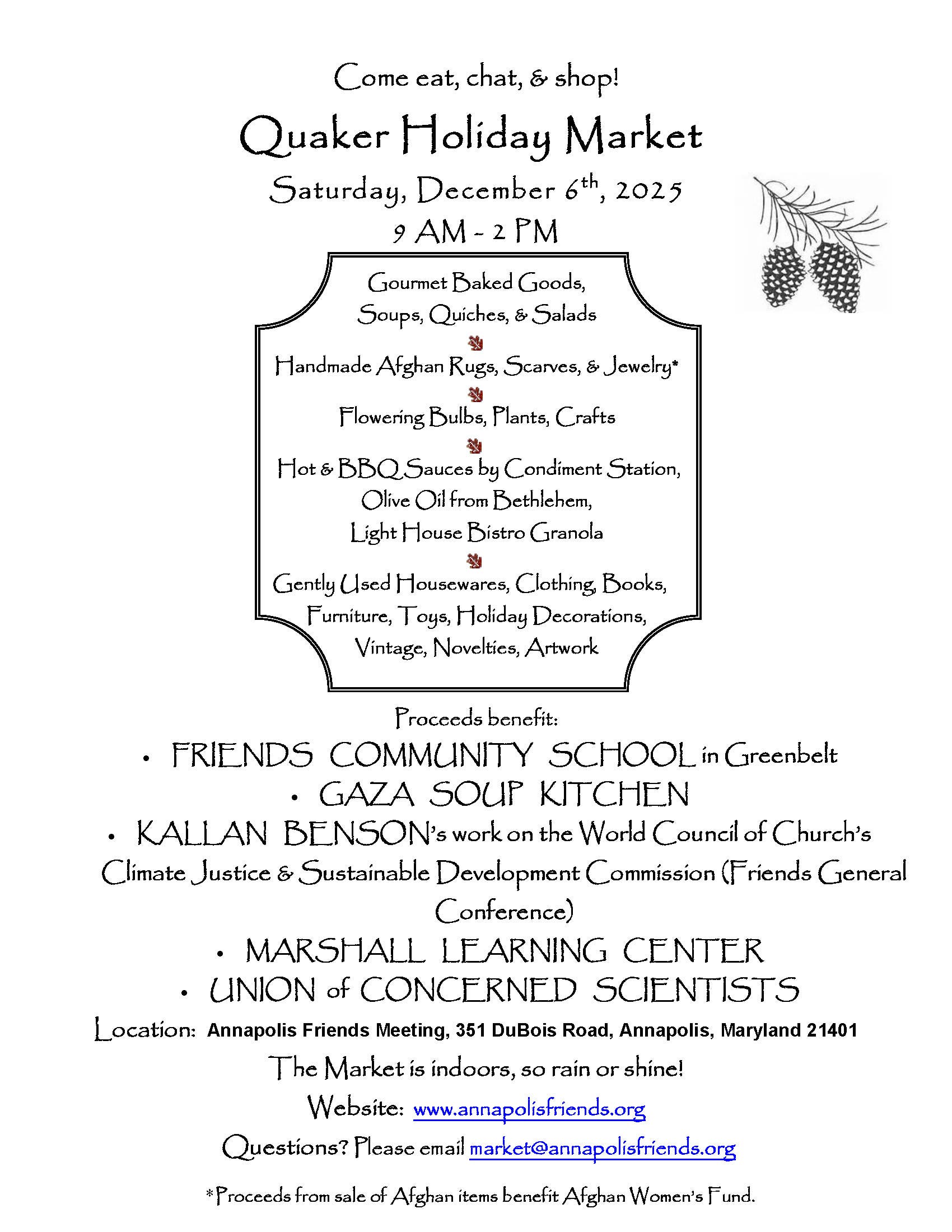 Quaker Holiday Market