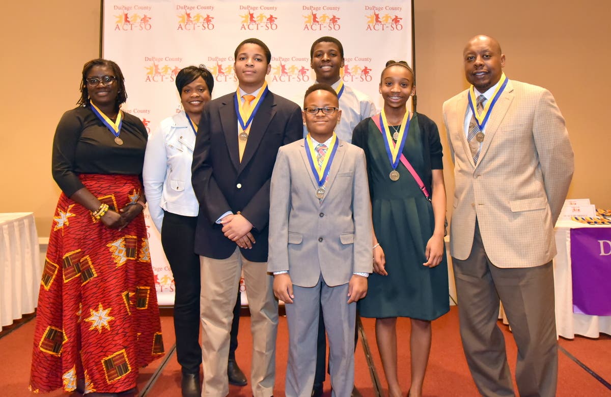 DuPage County Jr. ACT-SO Gold Medalists