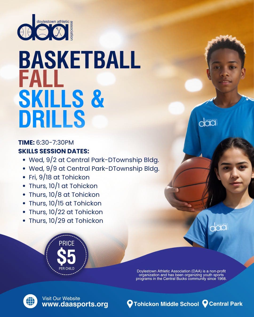 DAA Fall Basketball Skills & Drills are here!