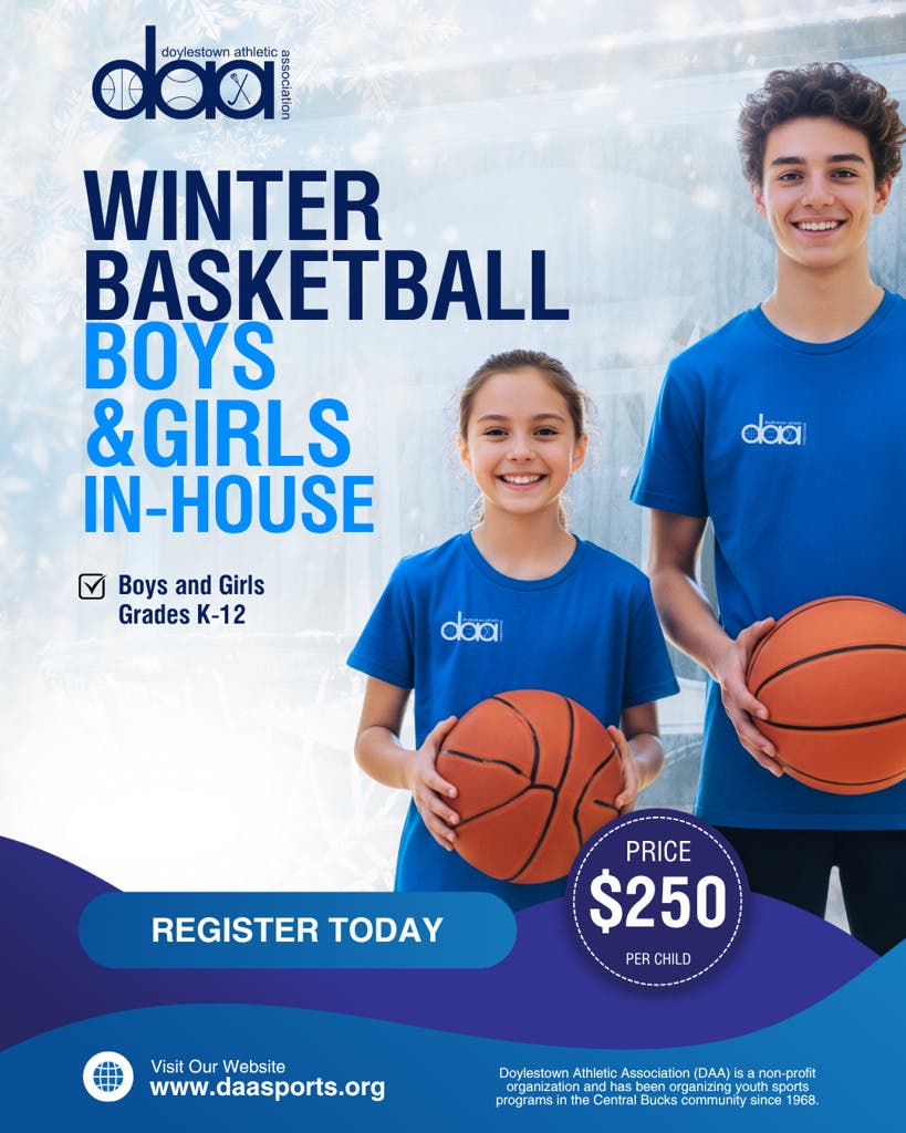 DAA Winter Basketball In-House Registration is Open!