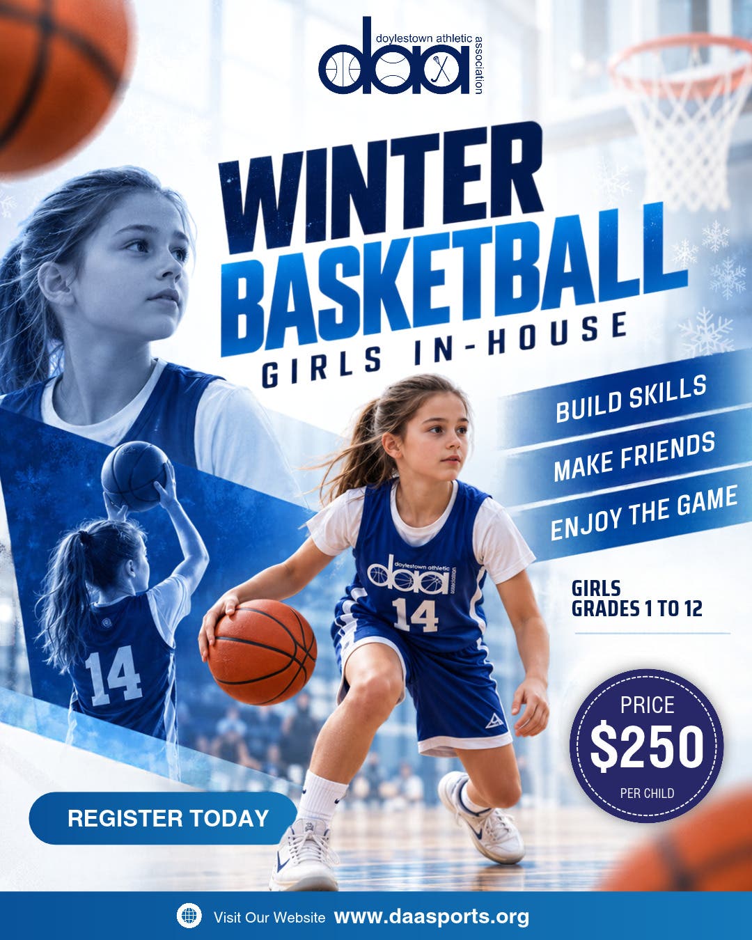 Registration Is Open for Winter Basketball!
