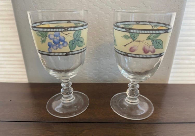Water Goblets by Mikasa