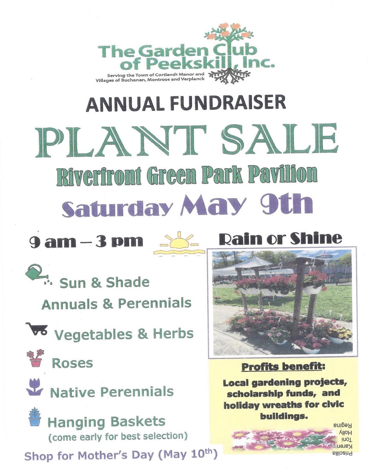 Annual Fundraiser Plant Sale