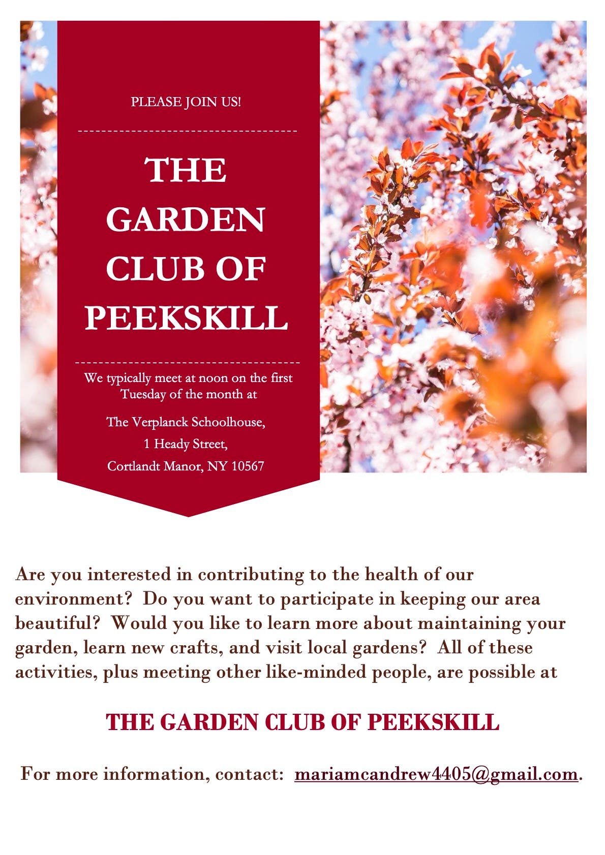 The Garden Club of Peekskill