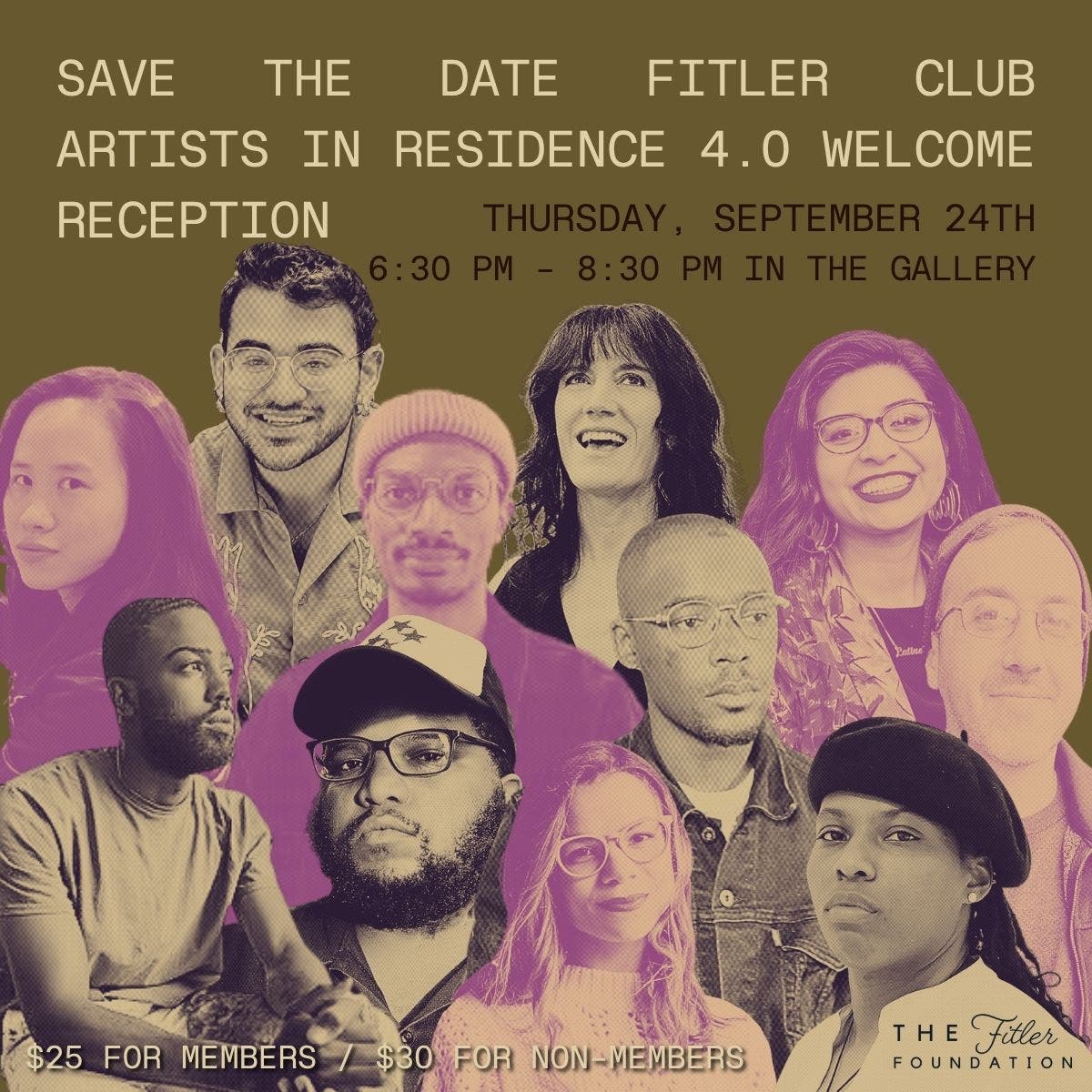 Fitler Club Presents: Artist in Residence 4.0 Welcome Reception