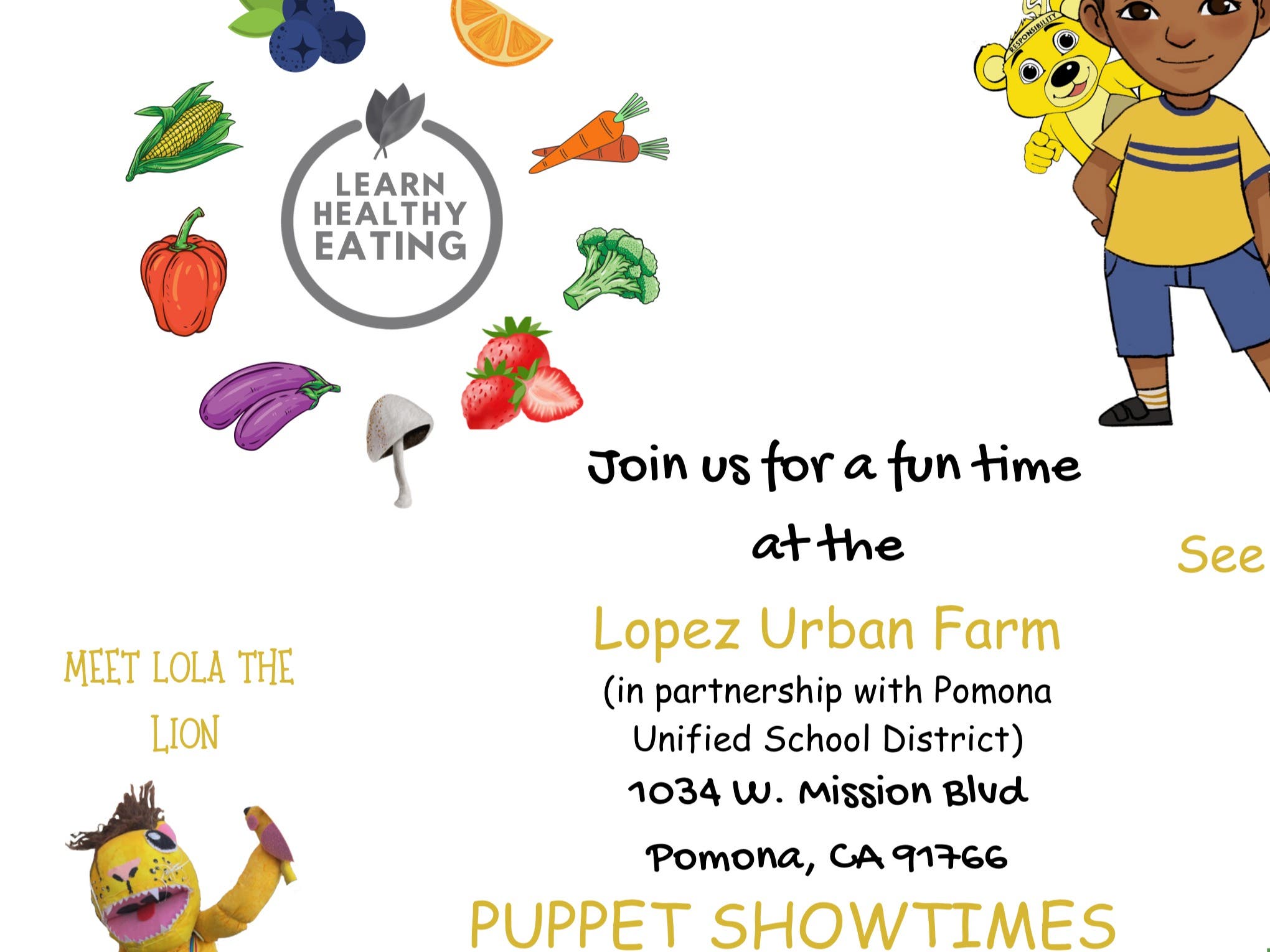 Mar 23 | Character Champion Kids Present: Tasty Adventures Lead The Way To  Wellness! | Claremont, CA Patch