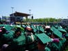 Graduates gather at Clover Stadium for Rockland Community College's 66th Commencement Ceremony, celebrating the achievements of the Class of 2026.