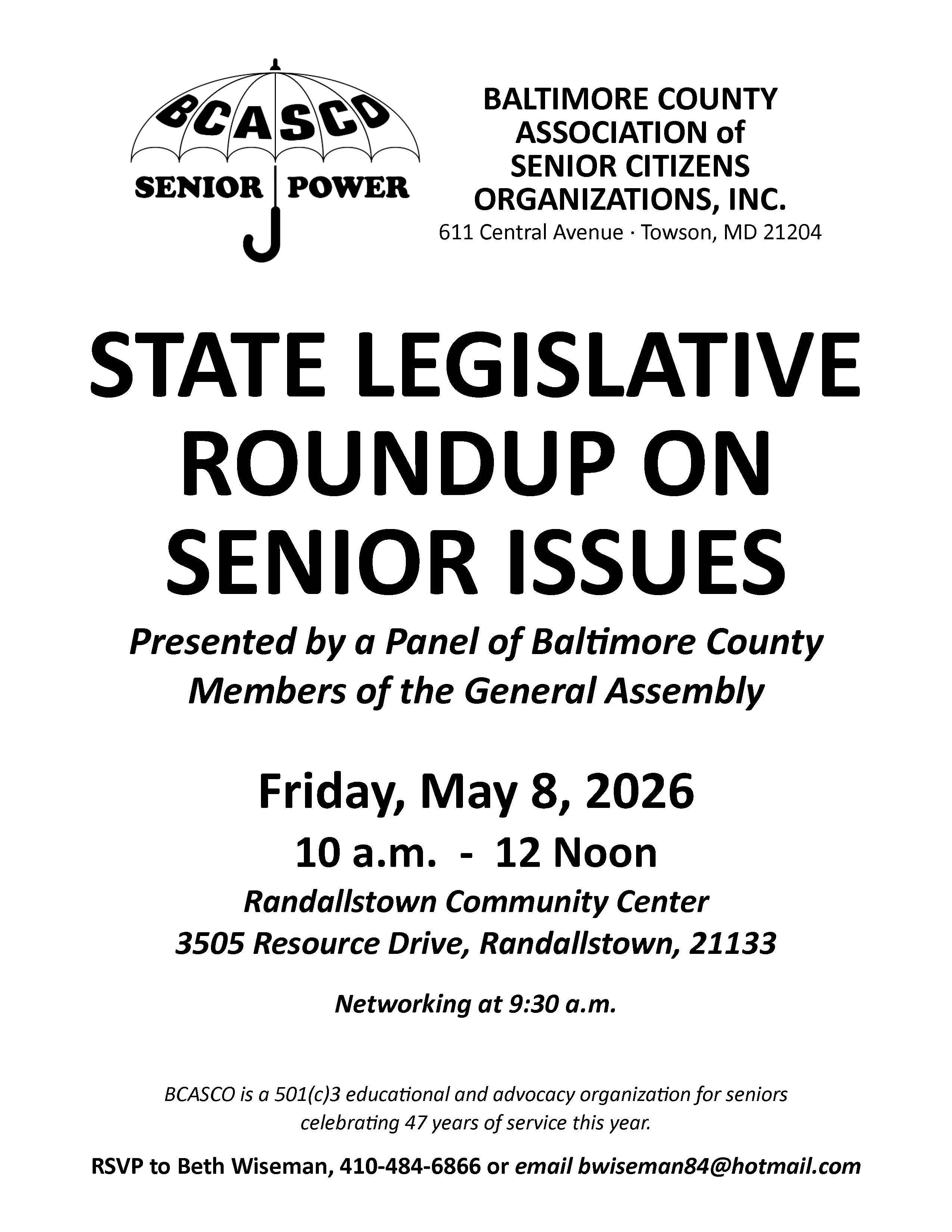 State Legislative Roundup On Senior Issues